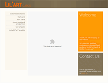 Tablet Screenshot of lil-art.com